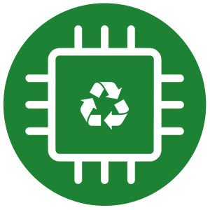 Computer Parts Recycling Icon